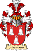 v.23 Coat of Family Arms from Germany for Ludemann