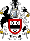 English Coat of Arms for the family Tidwell or Todwell