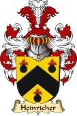 v.23 Coat of Family Arms from Germany for Heinricher