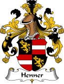 German Wappen Coat of Arms for Henner