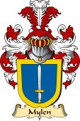 v.23 Coat of Family Arms from Germany for Mylen