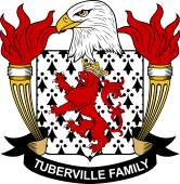 Coat of arms used by the Tuberville family in the United States of America
