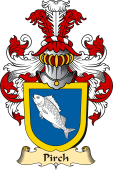 v.23 Coat of Family Arms from Germany for Pirch