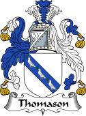 English Coat of Arms for the family Thomason
