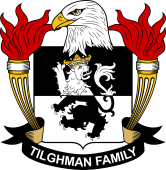 Coat of arms used by the Tilghman family in the United States of America