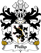 Welsh Coat of Arms for Philip (AP MADOG AB IEUAN)