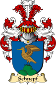 v.23 Coat of Family Arms from Germany for Schnepf
