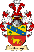 v.23 Coat of Family Arms from Germany for Rothmayr