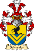 v.23 Coat of Family Arms from Germany for Schussler