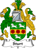 English Coat of Arms for the family Sturt