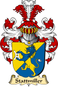 v.23 Coat of Family Arms from Germany for Stattmiller