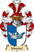 v.23 Coat of Family Arms from Germany for Mundel