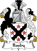 English Coat of Arms for the family Rusby