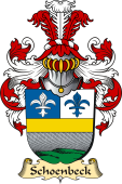v.23 Coat of Family Arms from Germany for Schoenbeck