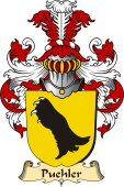 v.23 Coat of Family Arms from Germany for Puehler