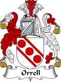 English Coat of Arms for the family Orrell