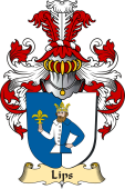 v.23 Coat of Family Arms from Germany for Lips