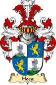 v.23 Coat of Family Arms from Germany for Heeg