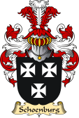 v.23 Coat of Family Arms from Germany for Schoenburg