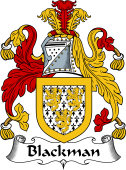 English Coat of Arms for the family Blackman