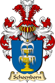 v.23 Coat of Family Arms from Germany for Schoenborn