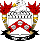 Coat of arms used by the Trew family in the United States of America