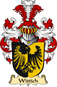 v.23 Coat of Family Arms from Germany for Wittich