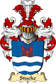 v.23 Coat of Family Arms from Germany for Stucke
