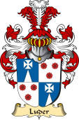 v.23 Coat of Family Arms from Germany for Luder