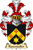 v.23 Coat of Family Arms from Germany for Rosentaller