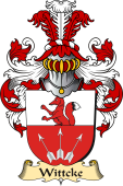 v.23 Coat of Family Arms from Germany for Wittcke