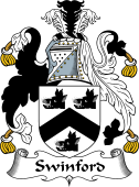 English Coat of Arms for the family Swinford