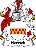 English Coat of Arms for the family Herrick