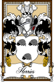 Scottish Coat of Arms Bookplate for Herries