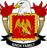 Coat of arms used by the Knox family in the United States of America