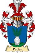 v.23 Coat of Family Arms from Germany for Potter