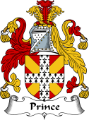 English Coat of Arms for the family Prince
