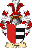 v.23 Coat of Family Arms from Germany for Weix