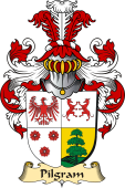 v.23 Coat of Family Arms from Germany for Pilgram