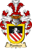 v.23 Coat of Family Arms from Germany for Planitzer