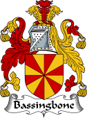 English Coat of Arms for the family Bassingbone