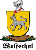 German shield on a mount for Wolfsthal