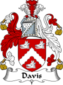 English Coat of Arms for the family Davis