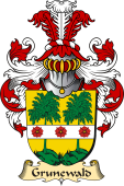 v.23 Coat of Family Arms from Germany for Grunewald
