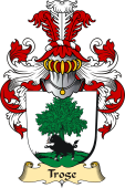 v.23 Coat of Family Arms from Germany for Troge