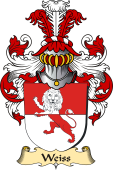 v.23 Coat of Family Arms from Germany for Weiss