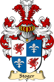 v.23 Coat of Family Arms from Germany for Stoger