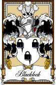 Scottish Coat of Arms Bookplate for Blacklock