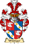 v.23 Coat of Family Arms from Germany for Wisinger