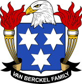 Coat of arms used by the Van Berckel family in the United States of America